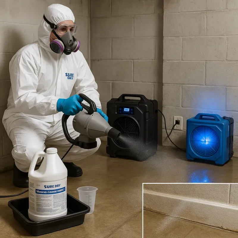 Sanitization and Odor Removal process in Sanger, CA